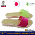 Double Color Pcu Injection Women Cheap Slipper